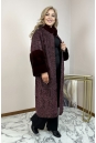 Шуба из каракуля с воротником, отделка норка 8013336-2