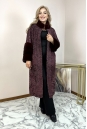 Шуба из каракуля с воротником, отделка норка 8013336-3