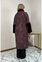 Шуба из каракуля с воротником, отделка норка 8013336-4