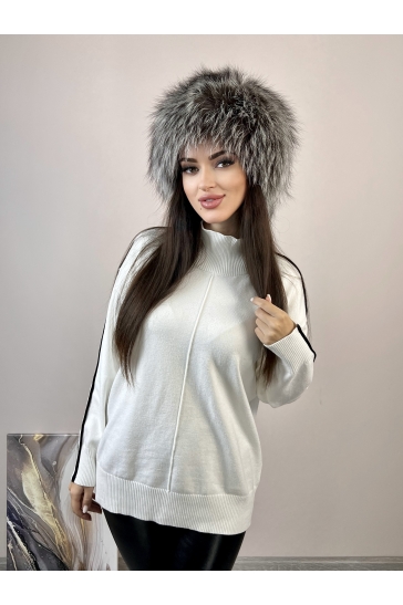 Шапка женская из лисы