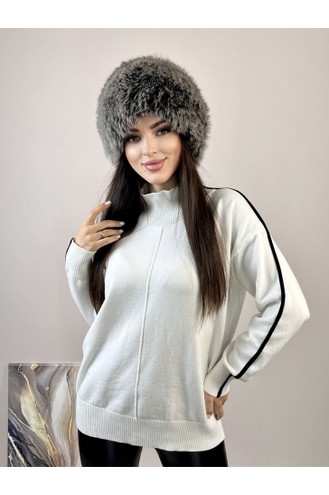 Шапка женская из песца
