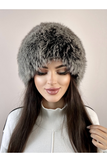Шапка женская из песца