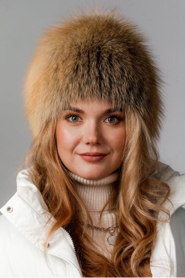 Шапка женская из лисы