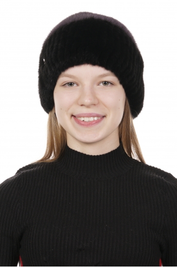 Шапка женская из норки