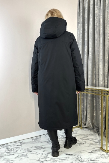 Пуховик женский из текстиля